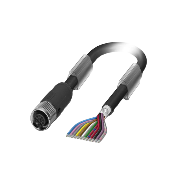 Artikeldetailsicht Artikeldetailsicht for CONNECTOR CABLE M12 12-POL 1,5M SOCKET STRAIGHT