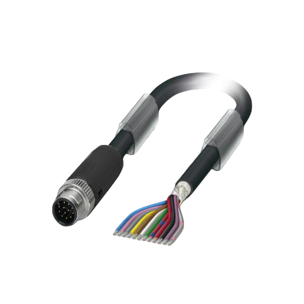 Artikeldetailsicht Artikeldetailsicht for CONNECTOR CABLE M12 12-POL 1,5M PLUG STRAIGHT